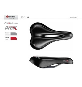 Siodełko VELO PROX VL-3134 D2 Gel Zone Full Cut | 2rowery.pl