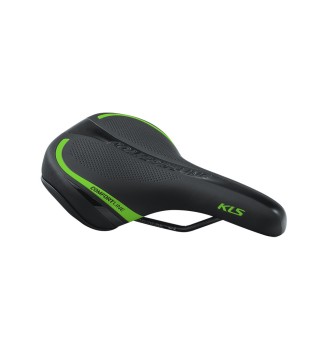 KLS Comfortline 017 – wygodne siodełko toxic green | 2rowery.pl