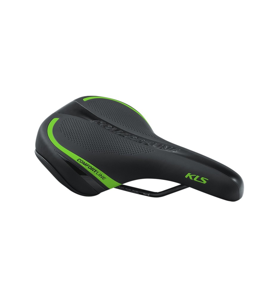 KLS Comfortline 017 – wygodne siodełko toxic green | 2rowery.pl