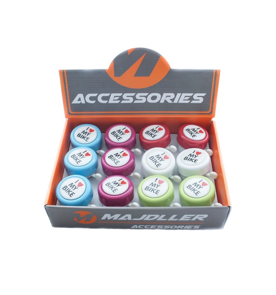 Dzwonek rowerowy 45P – 54 mm, zestaw 5 kolorów | 2rowery.pl