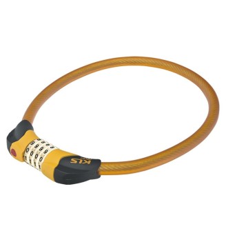 Kellys Crypt | Orange – kablowe zapięcie rowerowe na kod 800 mm | 2rowery.pl