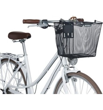 Kosz na kierownicę Basil Bilbao + uchwyt BasEasy czarny | 2rowery.pl