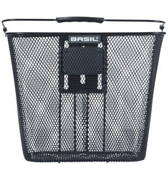 Kosz na kierownicę Basil Bilbao + uchwyt BasEasy czarny | 2rowery.pl