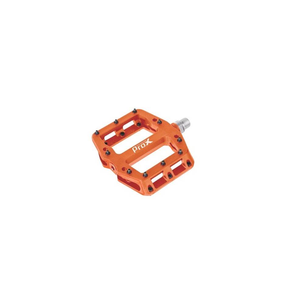 Pedały ProX BASE PRO 26 platformowe nylonowe npomarańczowe | 2rowery.pl