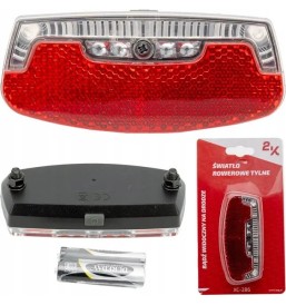 Lampa tylna 2K XC-286 na bagażnik, 2×AAA, 2-funkcyjna | 2rowery.pl