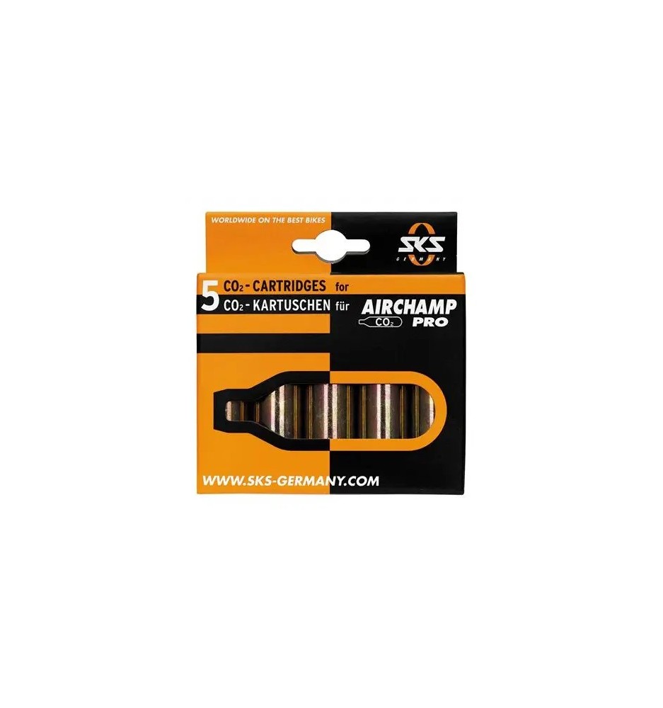 Naboje CO2 SKS Airchamp 16 g (5 sztuk) | 2rowery.pl