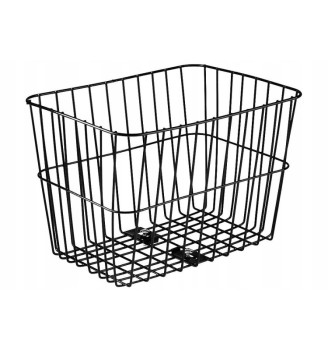 Kosz rowerowy tylny BP-4 głęboki czarny | 2rowery.pl