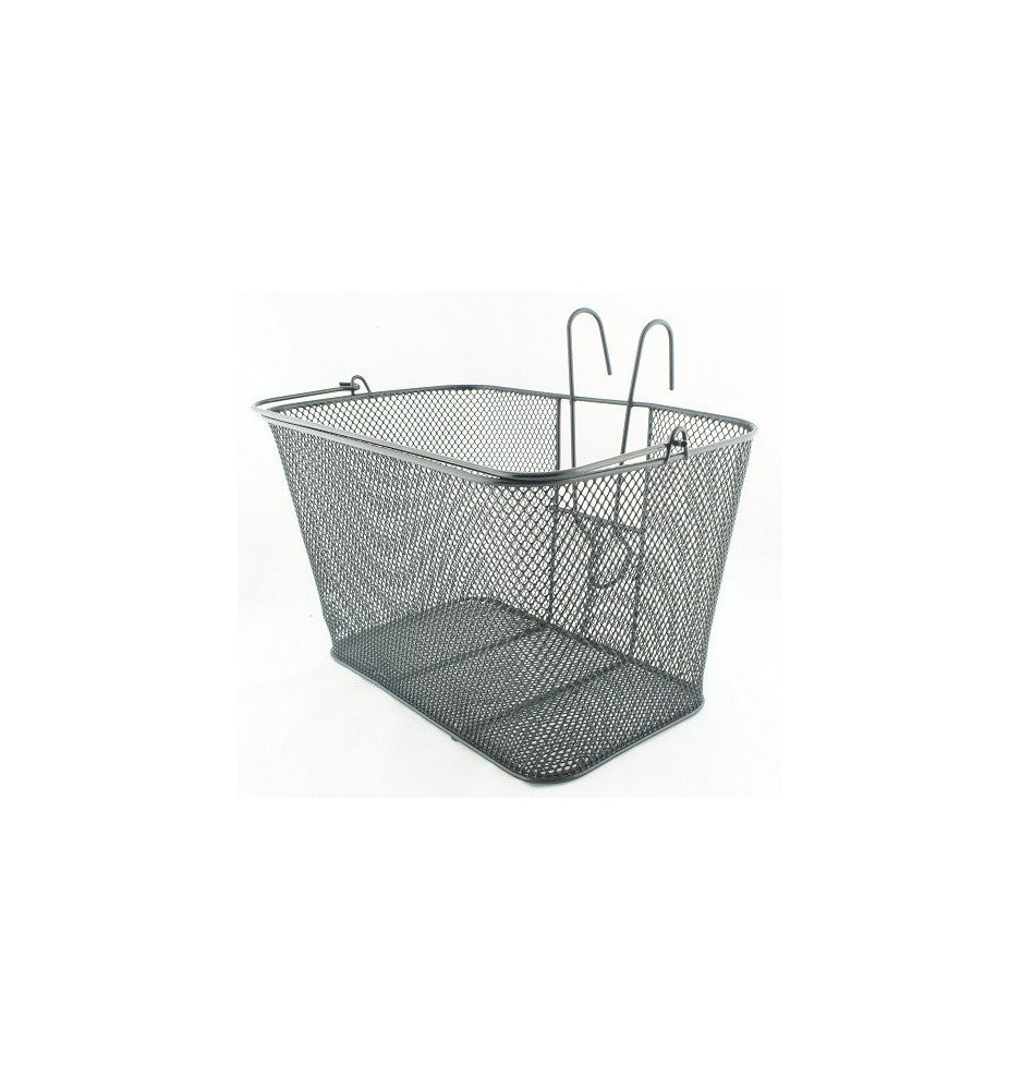 Kosz rowerowy przedni HT-028 siatkowy zawieszany czarny | 2rowery.pl