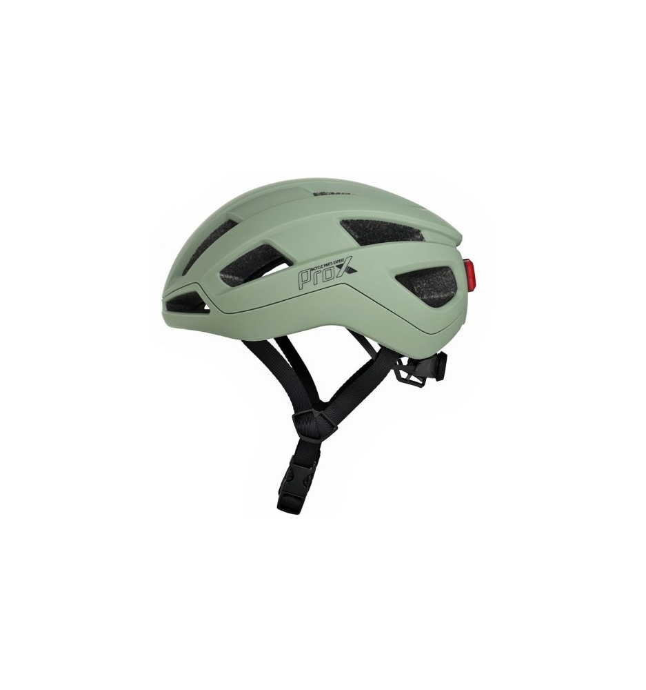 Kask rowerowy ProX Magneto LED L/XL 55–58 cm zielony | 2rowery.pl
