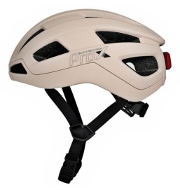 Kask rowerowy ProX Magneto LED L/XL 55–58 cm jasny beż | 2rowery.pl