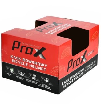 Kask rowerowy ProX Magneto LED M/L 55–58 cm biała perła 2rowery.pl