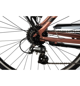 Unibike Vision LDS 2025 – trekkingowy rower z prądnicą i amortyzacją | 2rowery.pl