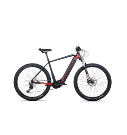 Rower elektryczny UNIBIKE Atom (17") czarno-czerwony 2022