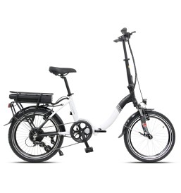 Barton E-Mini 2.0 biały – składany rower elektryczny do miasta | 2rowery.pl