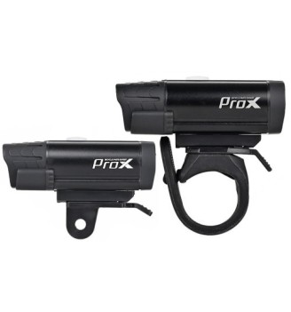 Zestaw lamp rowerowych Prox Hydra II Set USB-C 400 + 10 lm | 2rowery.pl