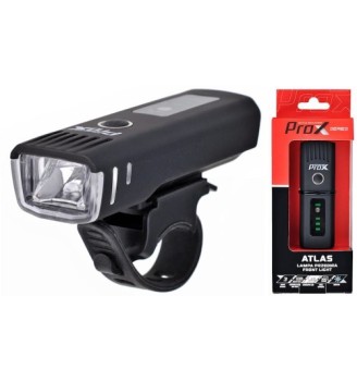 Lampa przednia Prox Atlas 300 lm z sensorem światła i USB | 2rowery.pl