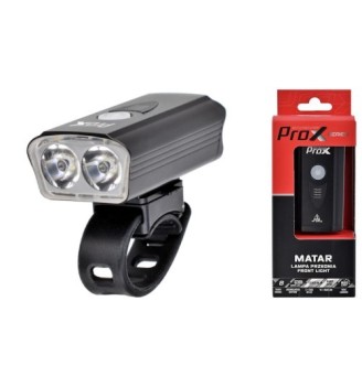 Lampa przednia Prox Matar 900 lm USB-C | 2rowery.pl