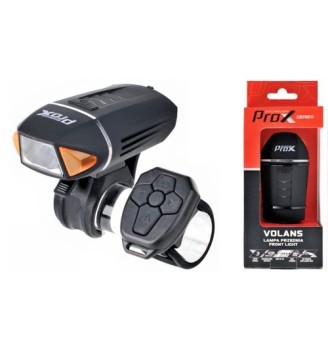 Lampa przednia Prox Volans 350 lm z pilotem i klaksonem | 2rowery.pl