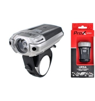 Lampa przednia Prox Ursa 300 lm USB czarna | 2rowery.pl