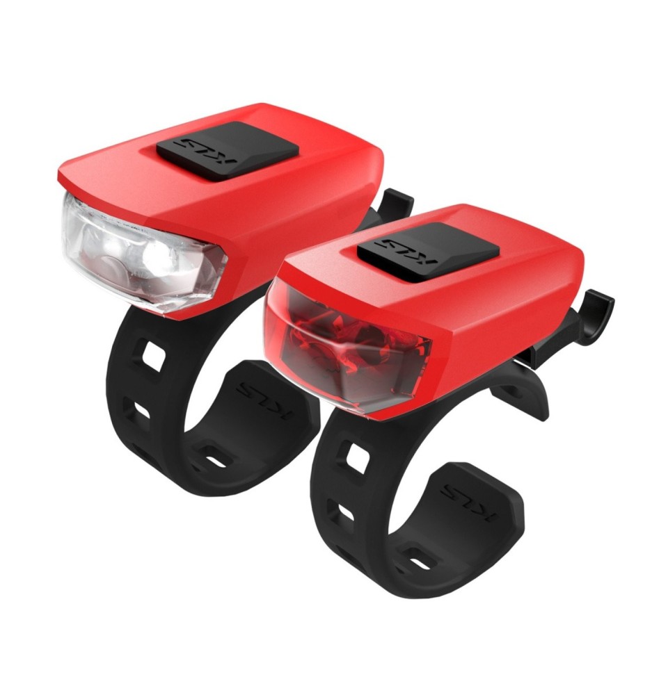 KLS VEGA USB – zestaw lampek rowerowych LED CR2032 | 2rowery.pl