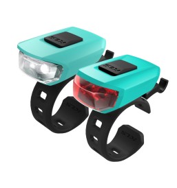 KLS VEGA USB – zestaw lampek rowerowych LED CR2032 | 2rowery.pl