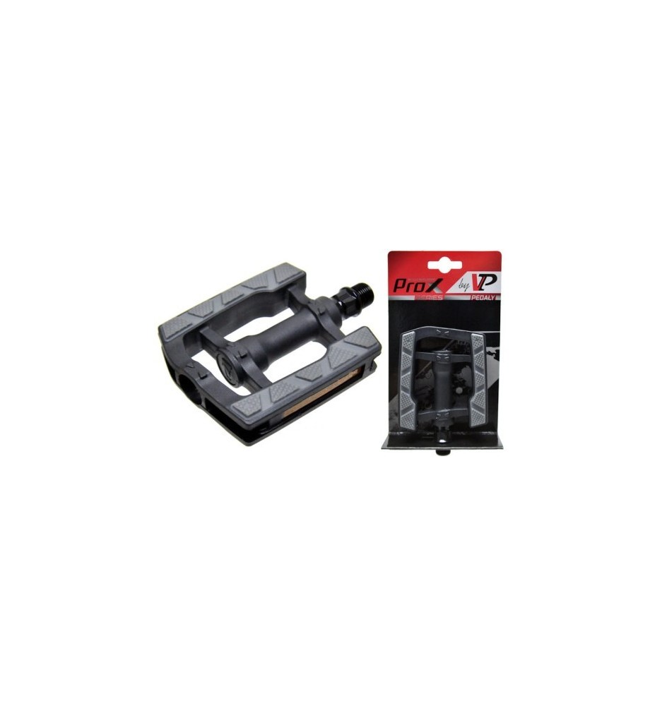 Pedały ProX VPE-857 plastikowe czarne – oś boronowa | 2rowery.pl
