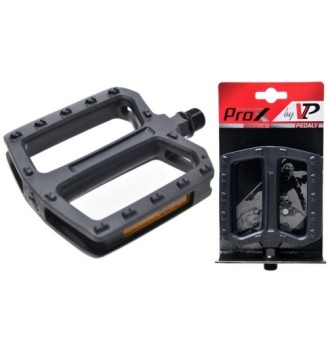 Pedały ProX VPE-537 plastikowe czarne – oś boronowa | 2rowery.pl