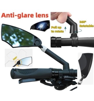 Lusterko rowerowe ProX Vision MR-34 lewe obracane | 2rowery.pl