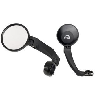 Lusterko rowerowe ProX MR-73 lewe, okrągłe, obracane | 2rowery.pl