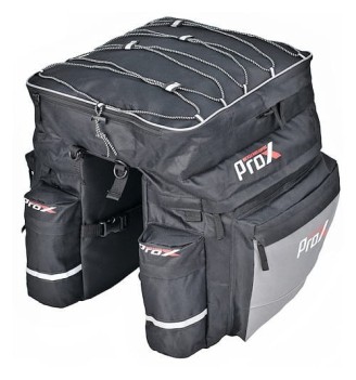 Sakwa PROX Montana 602 na bagażnik czarna 43L | 2rowery.pl