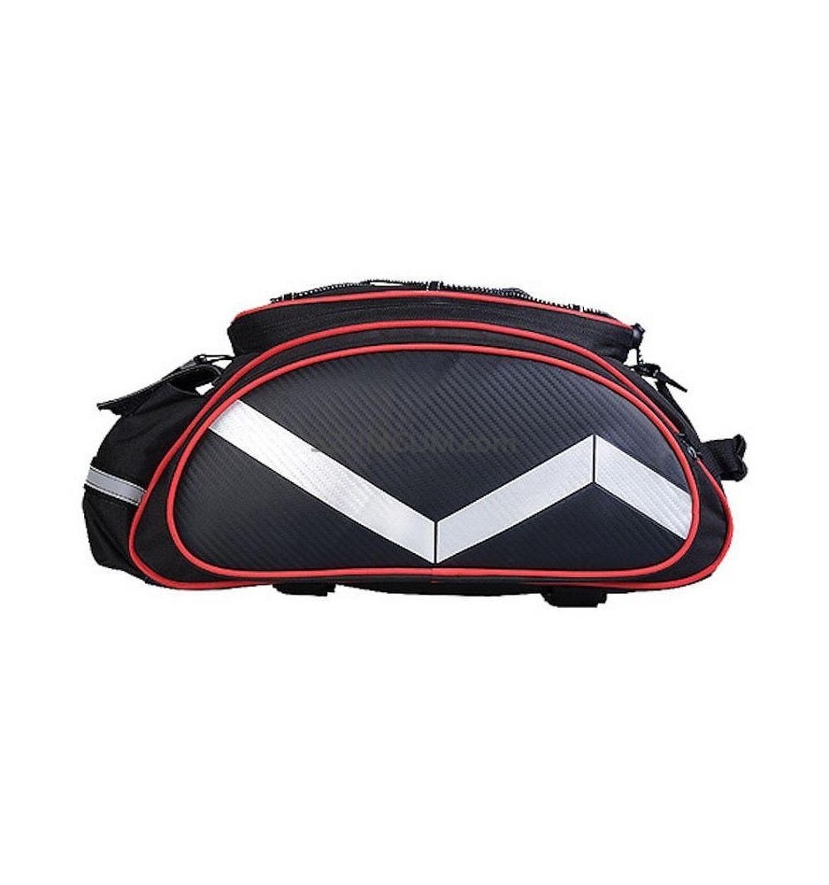 Sakwa PROX Dakota 078 na bagażnik czarno-czerwona 13L | 2rowery.pl