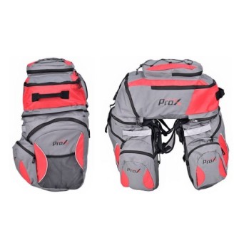 Sakwa PROX MONTANA 605 czarna 60L na bagażnik | 2rowery.pl