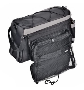 Sakwa PROX Dakota 035 czarno-szara na bagażnik 15L | 2rowery.pl